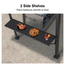 PURPLE LEAF Hardtop Grill Gazebo for Patio Permanent Metal Roof Outside Sun Shade Outdoor BBQ Canopy