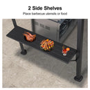 PURPLE LEAF Hardtop Grill Gazebo for Patio Permanent Metal Roof Outside Sun Shade Outdoor BBQ Canopy