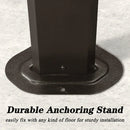 PURPLE LEAF Hardtop Grill Gazebo for Patio Permanent Metal Roof Outside Sun Shade Outdoor BBQ Canopy