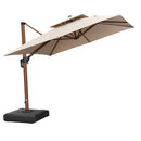 PURPLE LEAF Patio Umbrella Outdoor Square Cantilever Umbrella  Offset Umbrella Heavy Duty Sun Umbrella for Garden Deck Pool Patio - Purpleleaf Canada