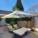 PURPLE LEAF Patio Umbrella Outdoor Square Cantilever Umbrella  Offset Umbrella Heavy Duty Sun Umbrella for Garden Deck Pool Patio - Purpleleaf Canada