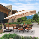 PURPLE LEAF Patio Umbrella Outdoor Square Cantilever Umbrella  Offset Umbrella Heavy Duty Sun Umbrella for Garden Deck Pool Patio - Purpleleaf Canada