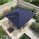 PURPLE LEAF Patio Umbrella Outdoor Square Cantilever Umbrella  Offset Umbrella Heavy Duty Sun Umbrella for Garden Deck Pool Patio - Purpleleaf Canada