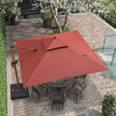 PURPLE LEAF Patio Umbrella Outdoor Square Cantilever Umbrella  Offset Umbrella Heavy Duty Sun Umbrella for Garden Deck Pool Patio - Purpleleaf Canada