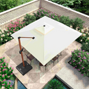 PURPLE LEAF Patio Umbrella Outdoor Square Cantilever Umbrella  Offset Umbrella Heavy Duty Sun Umbrella for Garden Deck Pool Patio - Purpleleaf Canada