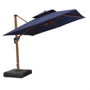 PURPLE LEAF Patio Umbrella Outdoor Square Cantilever Umbrella  Offset Umbrella Heavy Duty Sun Umbrella for Garden Deck Pool Patio - Purpleleaf Canada