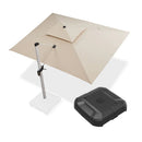 [ Umbrella with Base Set ]PURPLE LEAF Porch Umbrellas, Outdoor Patio Umbrella with Base
