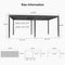PURPLE LEAF Louvered Pergola Outdoor Aluminum Pergola Patio Pergola with Adjustable Roof for Deck Garden Yard Hardtop Gazebo