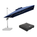 [ Umbrella with Base Set ]PURPLE LEAF Porch Umbrellas, Outdoor Patio Umbrella with Base