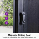 PURPLE LEAF Patio Hardtop Gazebo Double Galvanized Roof Outdoor Screen House Aluminum Solarium Backyard Sunroom