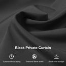 PURPLE LEAF Patio Gazebo for Pool Light Grey Hardtop Galvanized Steel Roof with String Lights-milky