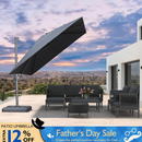 PURPLE LEAF Eco-friendly Affordable Patio Umbrella UV Resistant Sustainable Yard Umbrellas