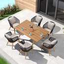 PURPLE LEAF Patio Dining Set for Garden Deck Outdoor Furniture