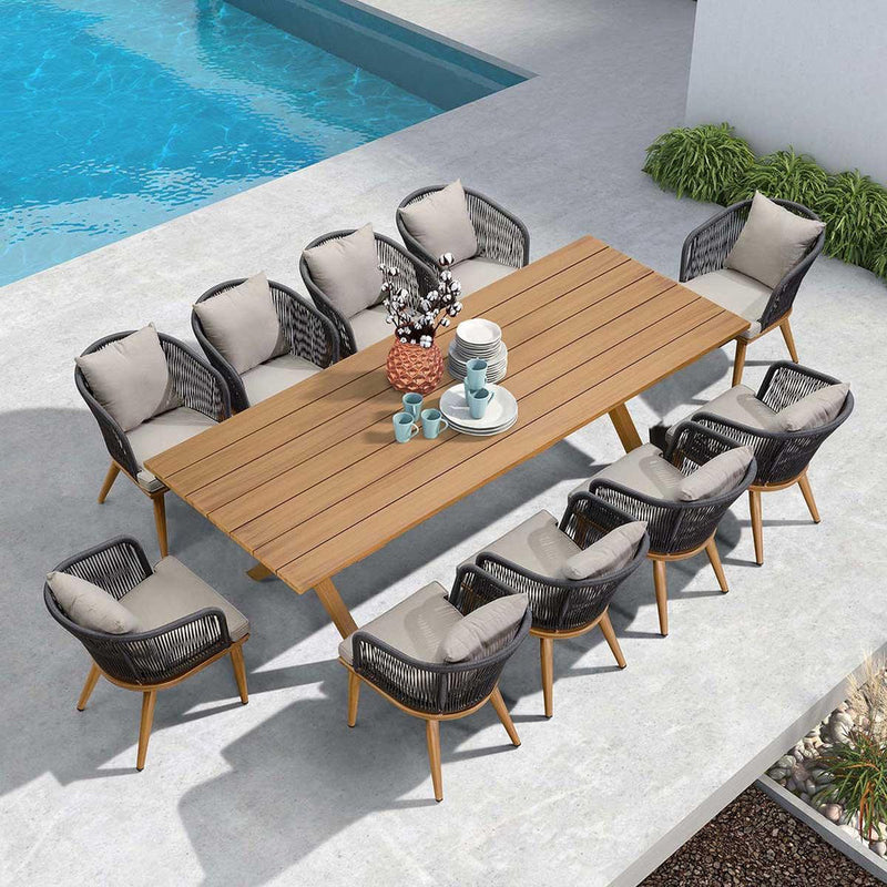 PURPLE LEAF Patio Dining Set for Garden Deck Outdoor Furniture