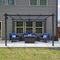 PURPLE LEAF Outdoor Retractable Pergola Patio Shelter for Garden Porch Beach Pavilion Grill Gazebo