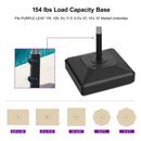 PURPLE LEAF Market Umbrella Table Umbrella Base ZYCA03-MLBASE-45