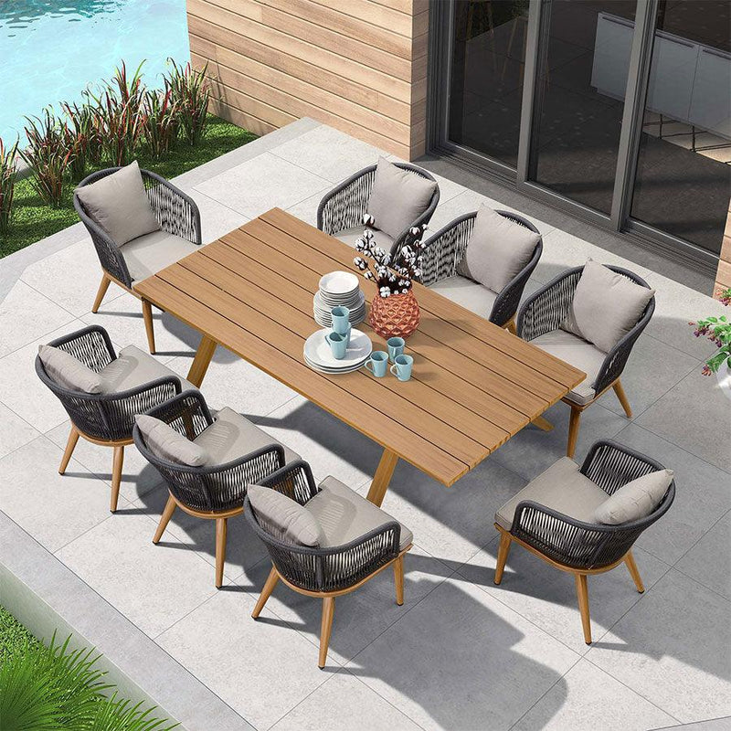 PURPLE LEAF Patio Dining Set for Garden Deck Outdoor Furniture