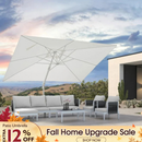 PURPLE LEAF White Outdoor Patio Umbrella Economical Large Patio Umbrellas