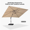 PURPLE LEAF Cantilever Umbrella Weighted Base ZYCA01HLRBASE-120