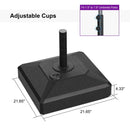 PURPLE LEAF Market Umbrella Table Umbrella Base ZYCA03-MLBASE-45