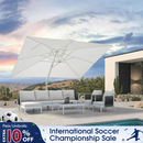 PURPLE LEAF White Outdoor Patio Umbrella Economical Large Patio Umbrellas