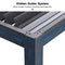 PURPLE LEAF Louvered Pergola Outdoor Aluminum Pergola Patio Pergola with Adjustable Roof for Deck Garden Yard Hardtop Gazebo