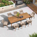 PURPLE LEAF Patio Dining Set for Garden Deck Outdoor Furniture