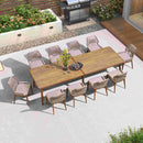 PURPLE LEAF Patio Dining Set for Garden Deck Outdoor Furniture