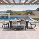 PURPLE LEAF 7/9/11 Pieces Patio Dining Set with Sunbrella Cushions All-Weather Wicker Patio Table and Chairs for Deck, Garden