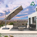 PURPLE LEAF Eco-friendly Affordable Patio Umbrella UV Resistant Sustainable Yard Umbrellas