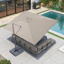 PURPLE LEAF Eco-friendly Affordable Patio Umbrella UV Resistant Sustainable Yard Umbrellas