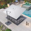 PURPLE LEAF Eco-friendly Affordable Patio Umbrella UV Resistant Sustainable Yard Umbrellas