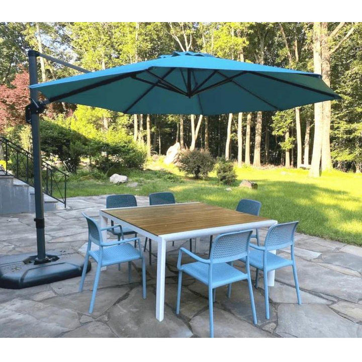 PURPLE LEAF Round Offset Cantilever Umbrella