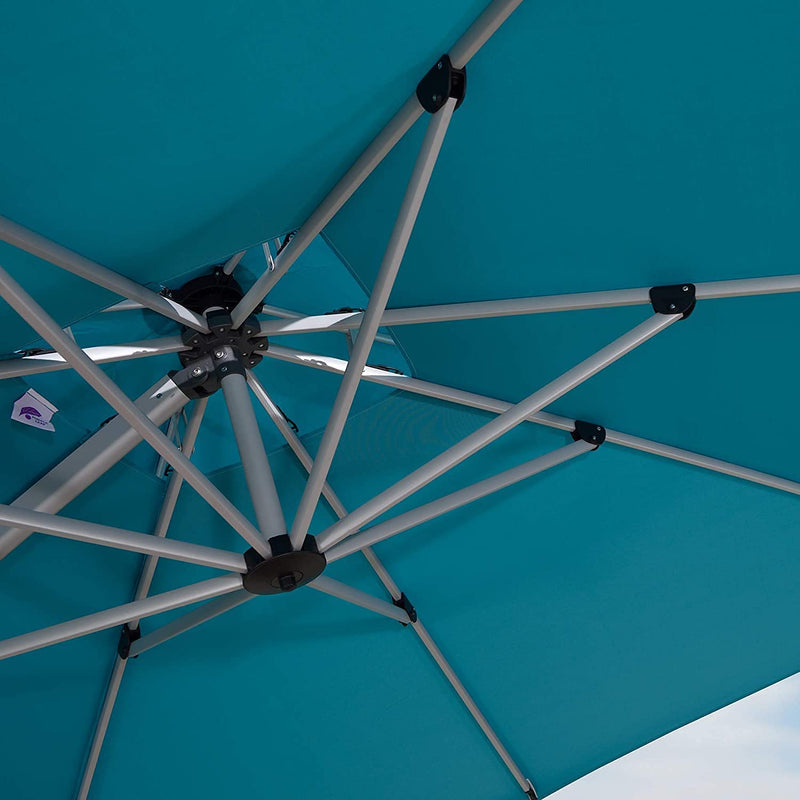 PURPLE LEAF Patio Umbrella Outdoor Umbrella Large Rectangle Cantilever Umbrella  Offset Umbrella for Patio Deck Pool Garden - Purpleleaf Canada