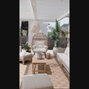 PURPLE LEAF Athena Louvered Pergola Modern White Pergola with Adjustable Roof for Deck Backyard Garden