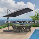 PURPLE LEAF Square Offset Cantilever Umbrella