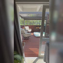 PURPLE LEAF Athena Outdoor Louvered Pergola Adjustable Metal Roof Bronze Hardtop Gazebo Patio Pavilion