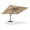 PURPLE LEAF Large Outdoor Aluminum Umbrella Offset Patio Umbrella