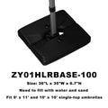 PURPLE LEAF Cantilever Umbrella Weighted Base ZYCA01HLRBASE-100