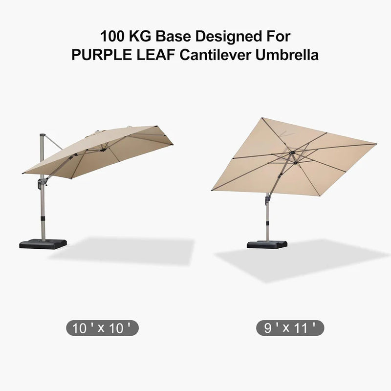 PURPLE LEAF Cantilever Umbrella Weighted Base ZYCA01HLRBASE-100