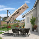 PURPLE LEAF Square Offset Cantilever Umbrella