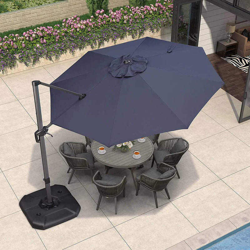 PURPLE LEAF Umbrella Base  for offset umbrella ZYCA04BSSBL-150