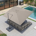 PURPLE LEAF Eco-friendly Affordable Patio Umbrella UV Resistant Sustainable Yard Umbrellas