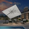 PURPLE LEAF LED Economical 10ft Patio Umbrellas Outdoor Umbrella with Lights