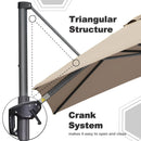 PURPLE LEAF Square Offset Cantilever Umbrella