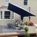 PURPLE LEAF Square Offset Cantilever Umbrella