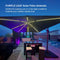 PURPLE LEAF LED Economical 10ft Patio Umbrellas Outdoor Umbrella with Lights