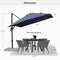 PURPLE LEAF Square Offset Cantilever Umbrella