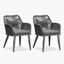 PURPLE LEAF 11/9/7 Pieces Outdoor Dining Set PE Rattan Outdoor Patio Furniture Set Grey