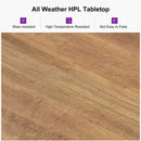 PURPLE LEAF 7/9/11 Pieces Patio Dining Set with Sunbrella Cushions All-Weather Wicker Patio Table and Chairs for Deck, Garden